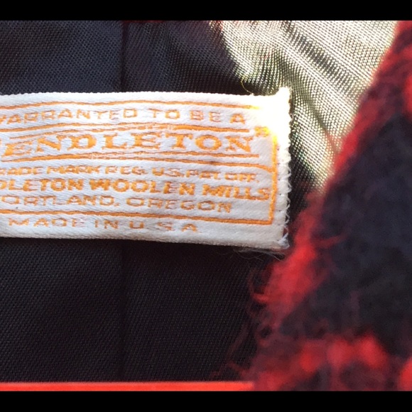 ⚜️ Vintage 80’s PENDLETON WOOL HOUNDSTOOTH JACKET EUC - Picture 4 of 16